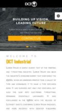 DCT Industrial (screenshot mobile)