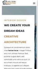 Divi Architect & Interior (screenshot mobile)