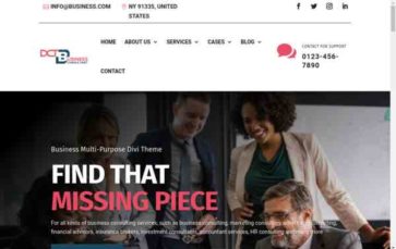 Divi Business (Divi-Childthemes) (screenshot desktop)