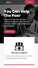 Divi Charity (Divi-Childthemes) - (screenshot mobile)