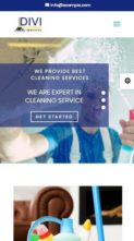 Divi Cleaning (screenshot mobile)