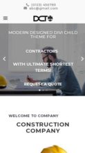Divi Construction (Divi-Childthemes) (screenshot mobile)