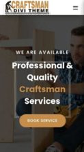 Divi Craftsman (screenshot mobile)