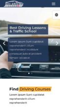 Divi Driving School (screenshot mobile)