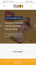 Divi Fashion Shop (Divi-Childthemes) - (screenshot mobile)