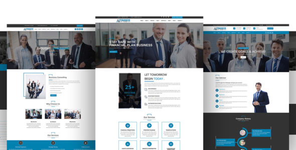 Divi Finance (Divi-Childthemes)