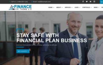 Divi Finance (screenshot desktop)