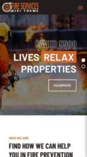 Divi Fire Services (screenshot mobile)