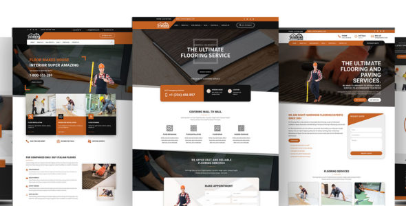 Divi Flooring Services (Divi-Childthemes)