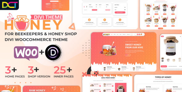 Divi Honey Shop (Divi-Childthemes)