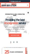 Divi Immigration (screenshot mobile)