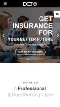 Divi Insurance Agency (screenshot mobile)