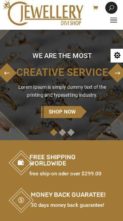 Divi Jewellery Shop (screenshot mobile)