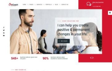 Screenshot Desktop Divi Life Coach (screenshot desktop)