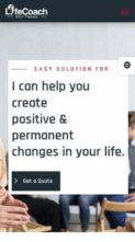 Screenshot Mobile Divi Life Coach (screenshot mobile)