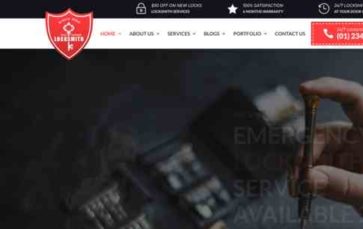 Divi Locksmith (screenshot desktop)