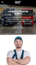 Divi Logistic (screenshot mobile)