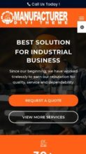Divi Manufacturer (screenshot mobile)