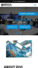 Divi Medical & Helathcare (screenshot mobile)