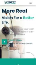 Divi Optometry (screenshot mobile)