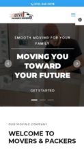 Divi Packers & Movers (screenshot mobile)