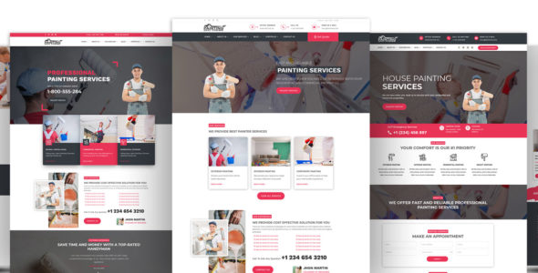 Divi Painting Services (Divi-Childthemes)