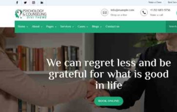 Divi Psychology & Counseling (screenshot desktop)