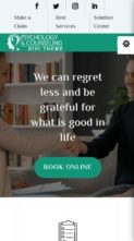 Divi Psychology & Counseling (screenshot mobile)