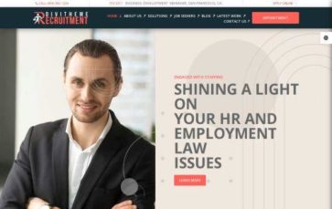 Divi Recruitment Agency (screenshot desktop)