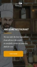 Divi Restaurent (screenshot mobile)