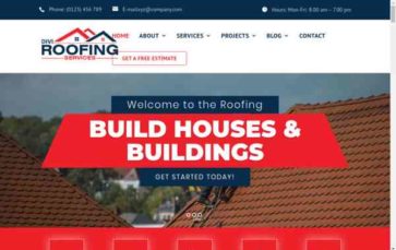 Divi Roofing (Divi-Childthemes) - (screenshot desktop)