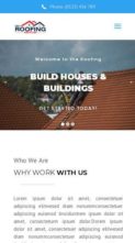 Divi Roofing (Divi-Childthemes) - (screenshot mobile)