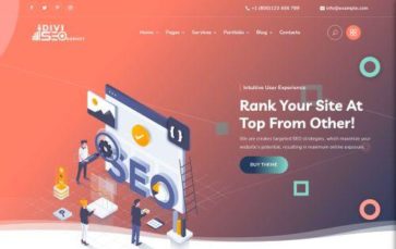 Divi SEO Agency (screenshot desktop)