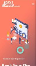 Divi SEO Agency (screenshot mobile)