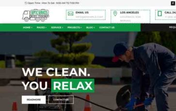 Divi Septic Services (screenshot desktop)