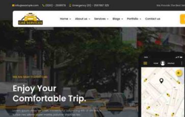 Divi Taxi Cab Service (screenshot desktop)