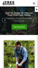 Divi Tree Services (screenshot mobile)