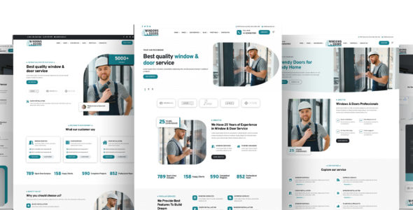 Divi Windows & Doors Services (Divi-Childthemes)