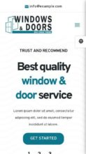 Divi Windows & Doors Services (screenshot mobile)