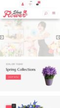 Flower Shop (Divi-Childthemes) (screenshot mobile)