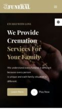 Funeral (Divi-Childthemes) (screenshot mobile)