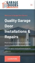 Garage Door Installation & Repair (screenshot mobile)