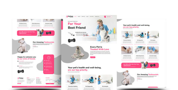 Pet Care Divi (Divi-Childthemes)