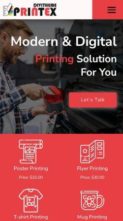 Printex (Divi-Childthemes) (screenshot mobile)