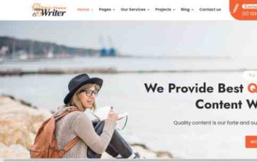 Writer (Divi-Childthemes) (screenshot desktop)