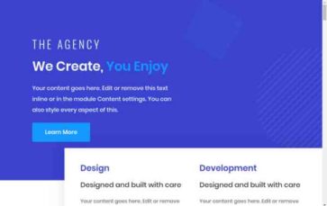 Agency (Divi Dezigns) (screenshot desktop)