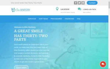 Dentistry (Divi Dezigns) - (screenshot desktop)