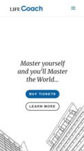 Life Coach (Divi Dezigns) - (screenshot mobile)