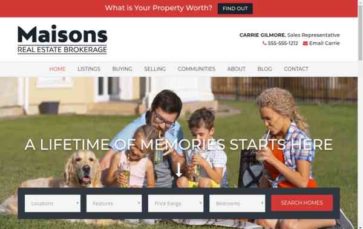 Maisons (screenshot desktop)