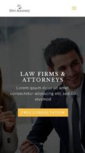 Divi Attorney (screenshot mobile)